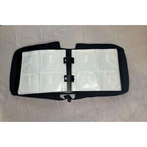 Mainstays 208 CD or DVD Disc Case Zipper Around 12x12 inch Black